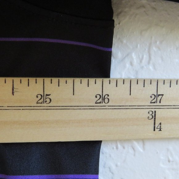 Oakley* Men's Short‎ Sleeve 3 Button Down Straight Hem Stripe Polo Shirt~ XXL - Picture 8 of 13